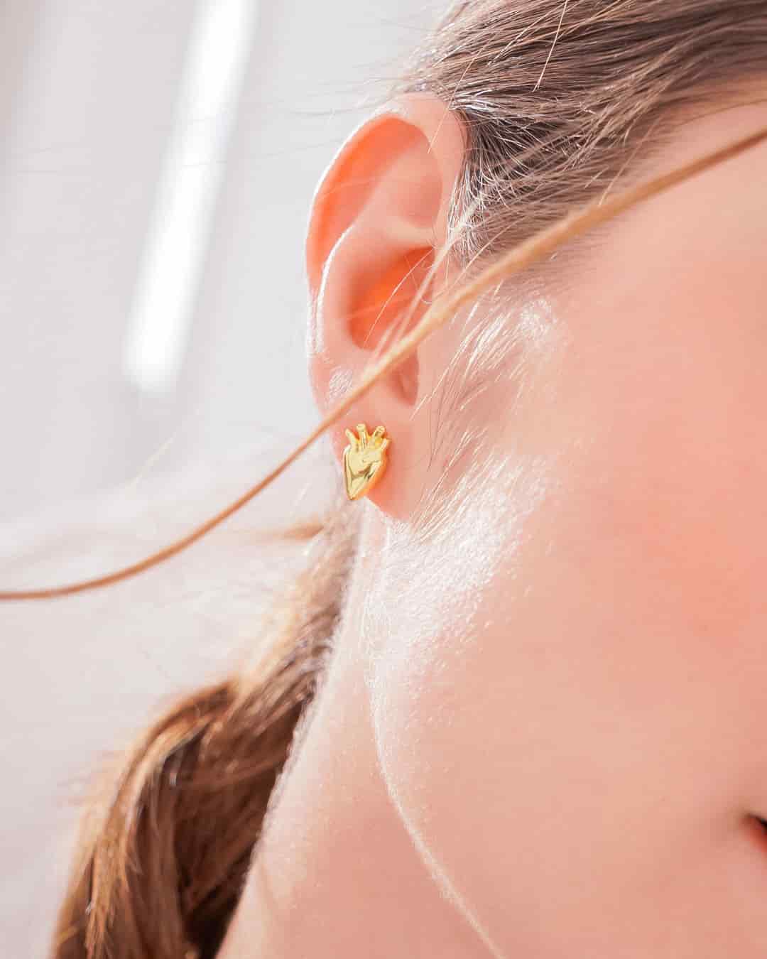 Aretes Corazón Anatómico - miniatura 3