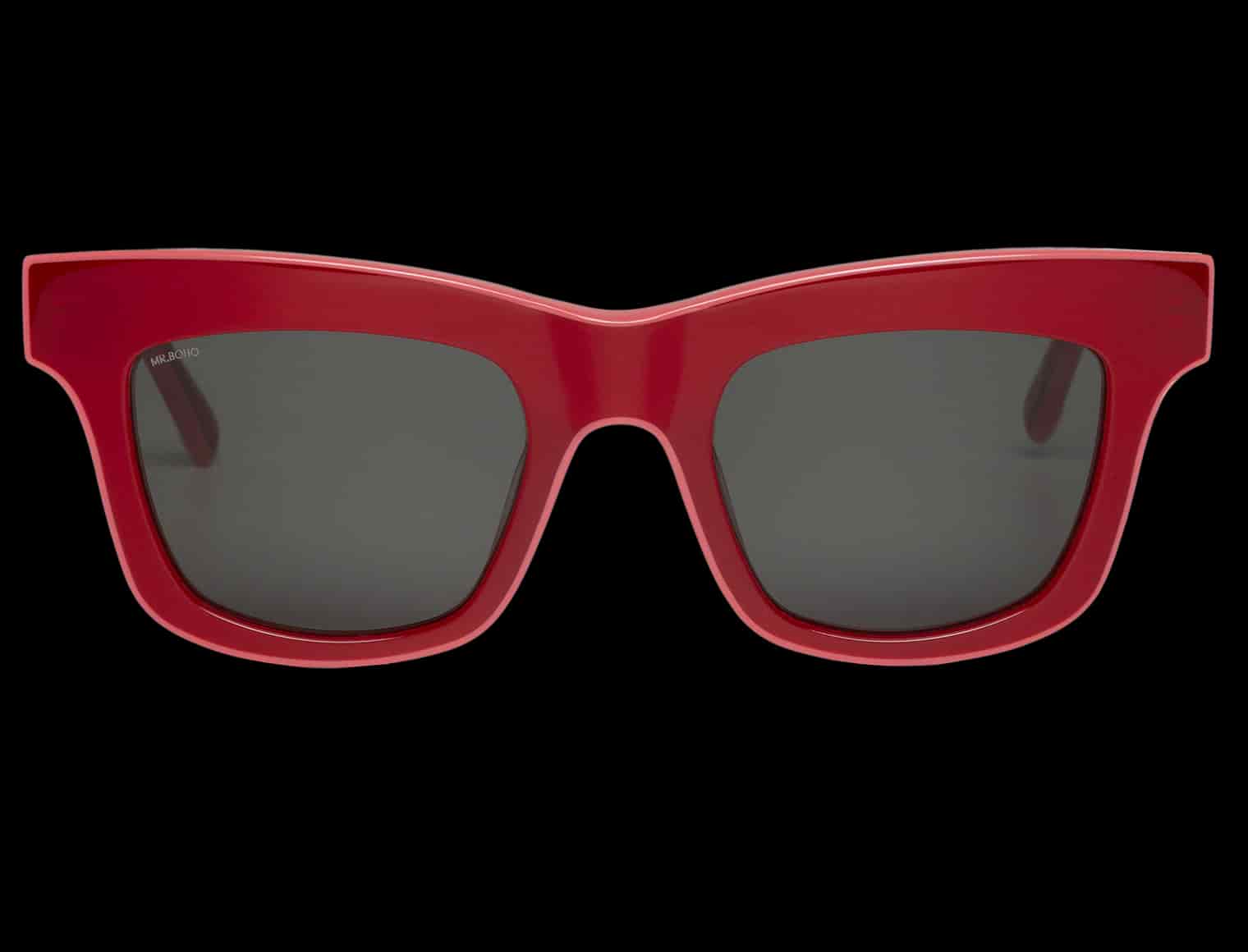 FLABELUS BY MR BOHO BOLD RED MONTAUK - WITH CLASSICAL LENSES - miniatura 1