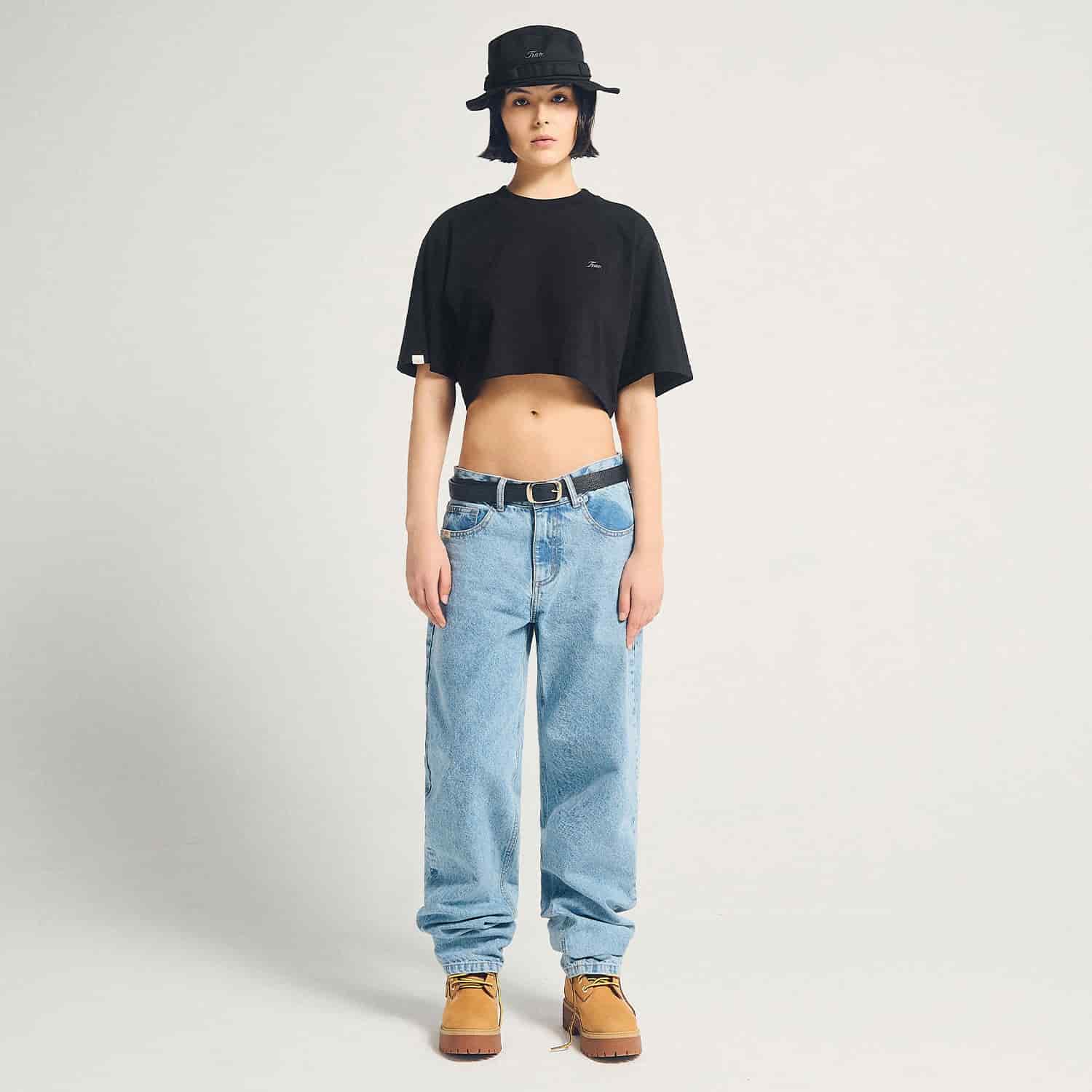 Signature Crop Top - Black - miniatura 3
