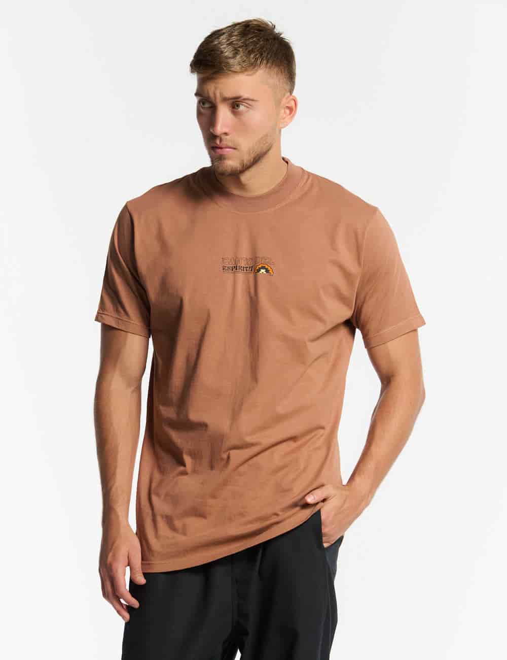Camiseta regular fit Origen marron - miniatura 7