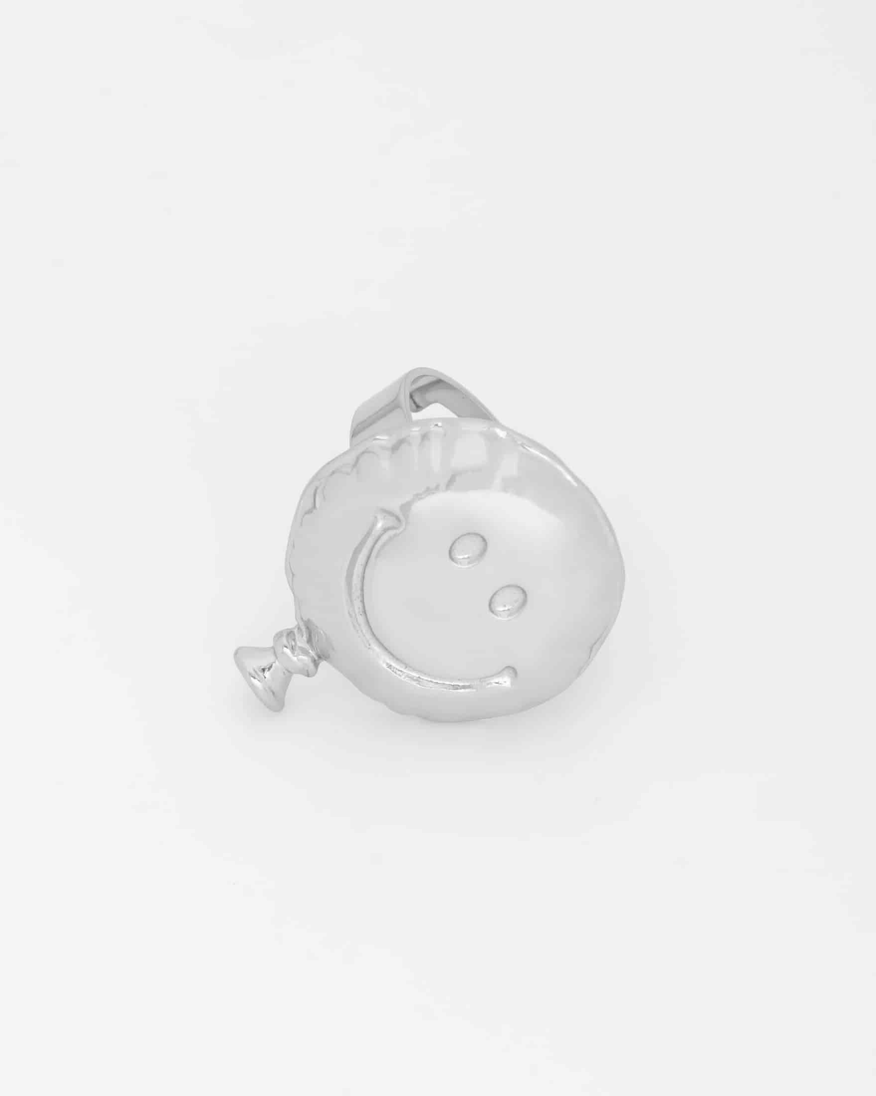 Anillo Carita Feliz dorado o plateado - miniatura 3