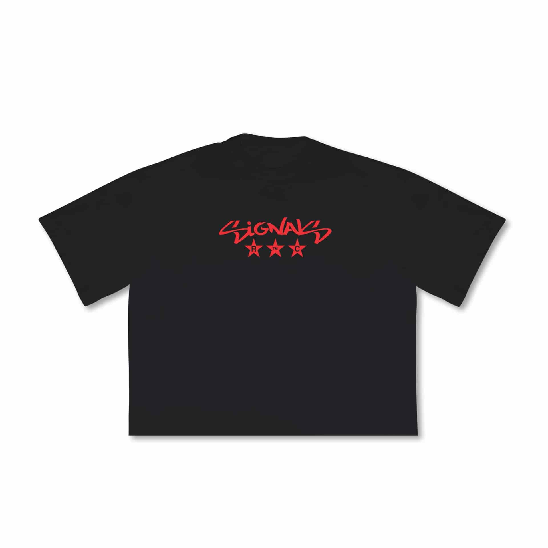 T-shirt Boxy Signals Black - miniatura 1