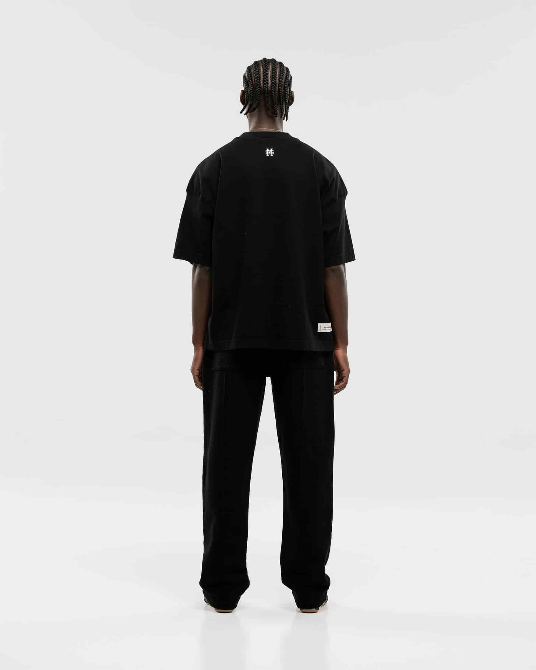 Camiseta Boxy Fit Básica V2 - Negro Oscuro - miniatura 8