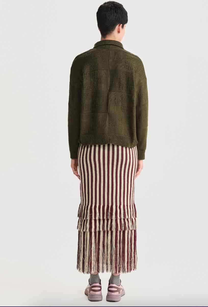 GREEN PICNIC POLO CARDIGAN - miniatura 2