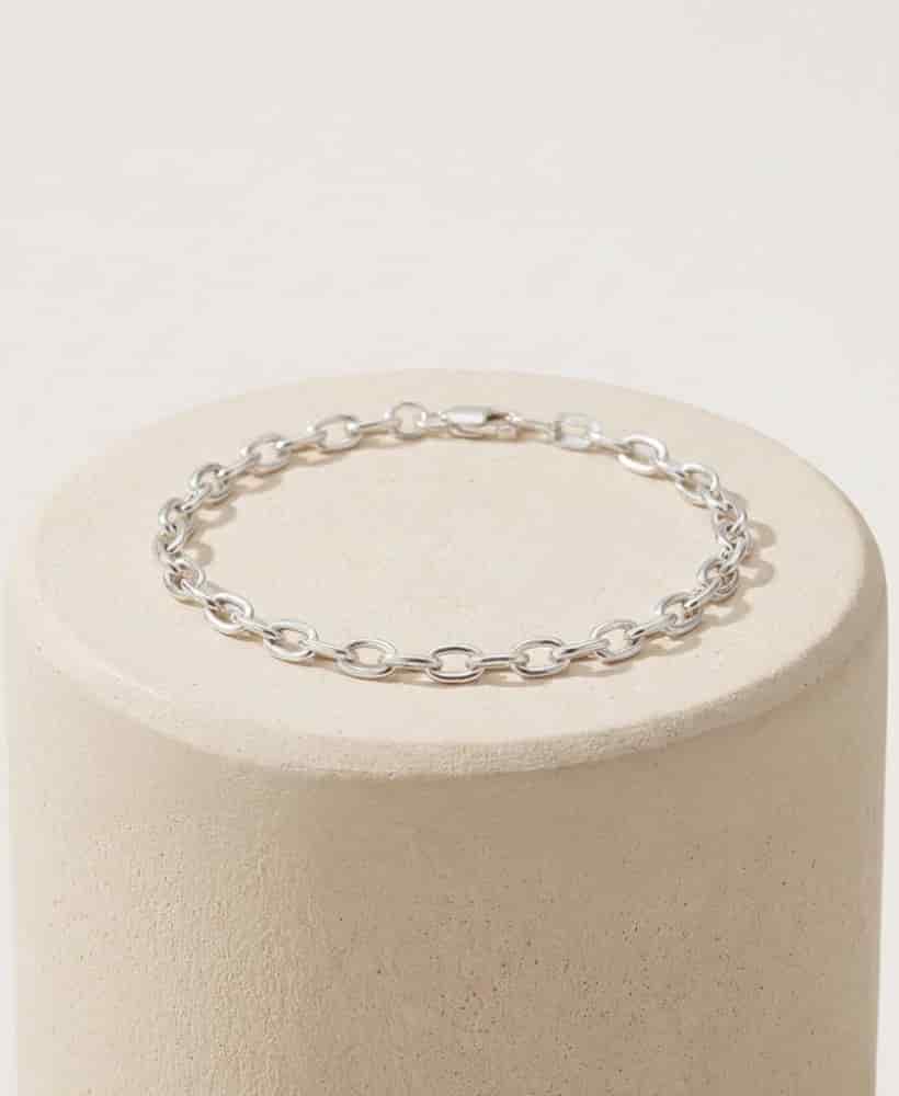 Pulsera en Plata Argollas ley 925 - miniatura 2
