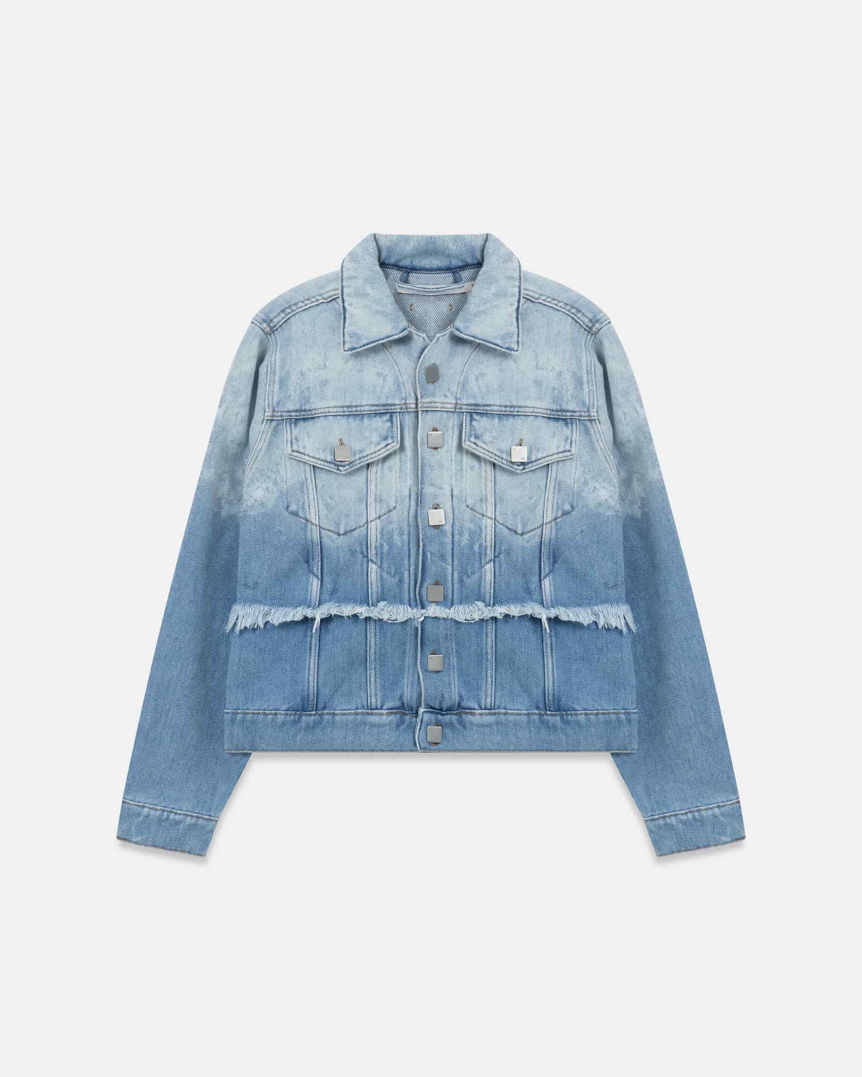 Holy State UNDRGLD Double Destroyed Jacket Blue - miniatura 3