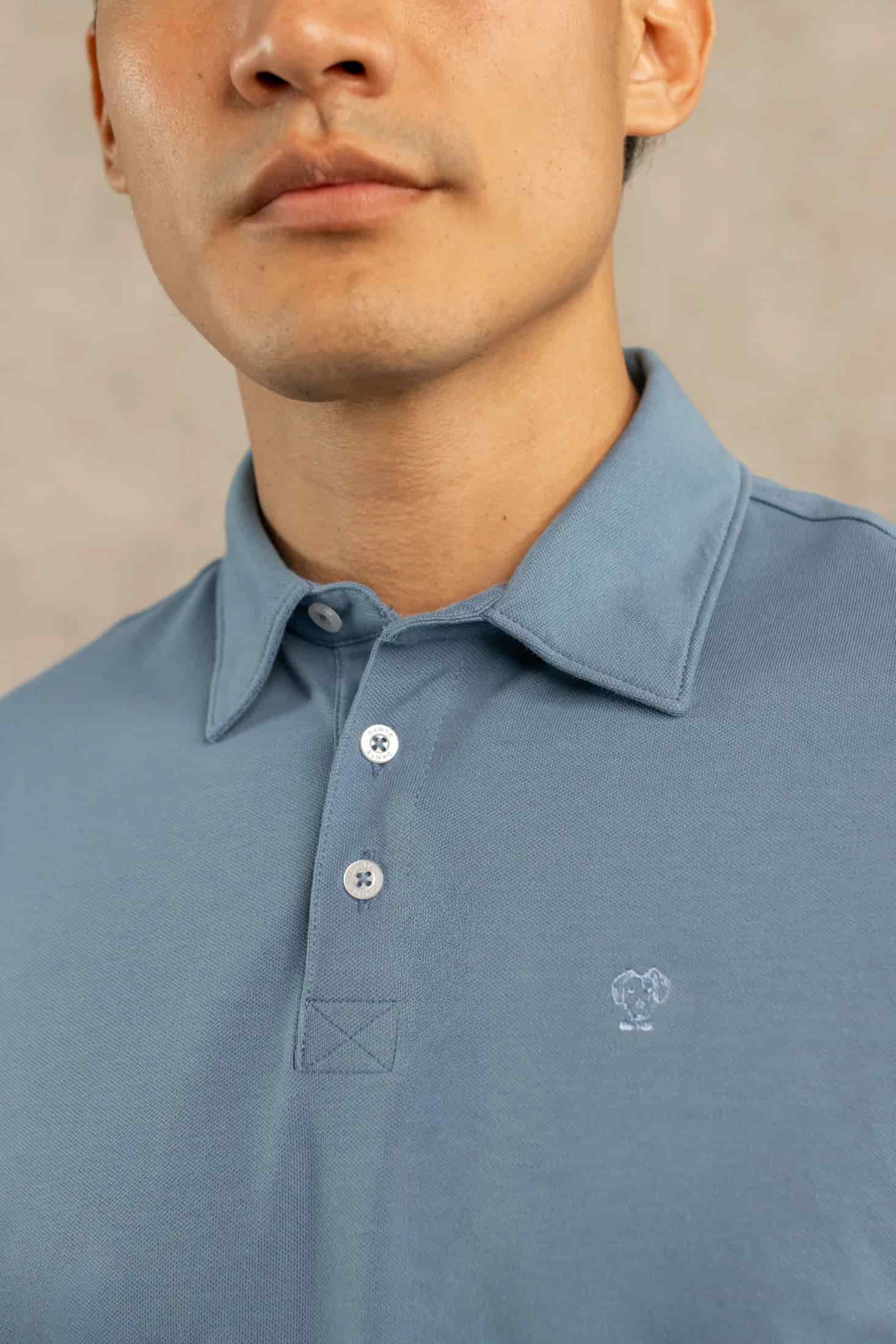 Polo Antimanchas Azul Chino - miniatura 3