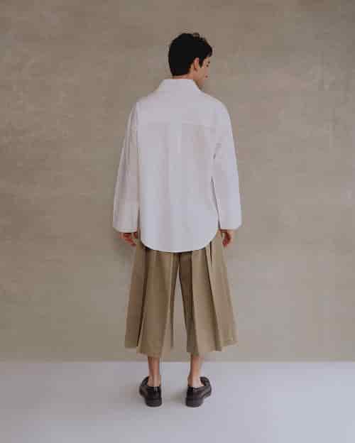 Asymmetric White Shirt - miniatura 4
