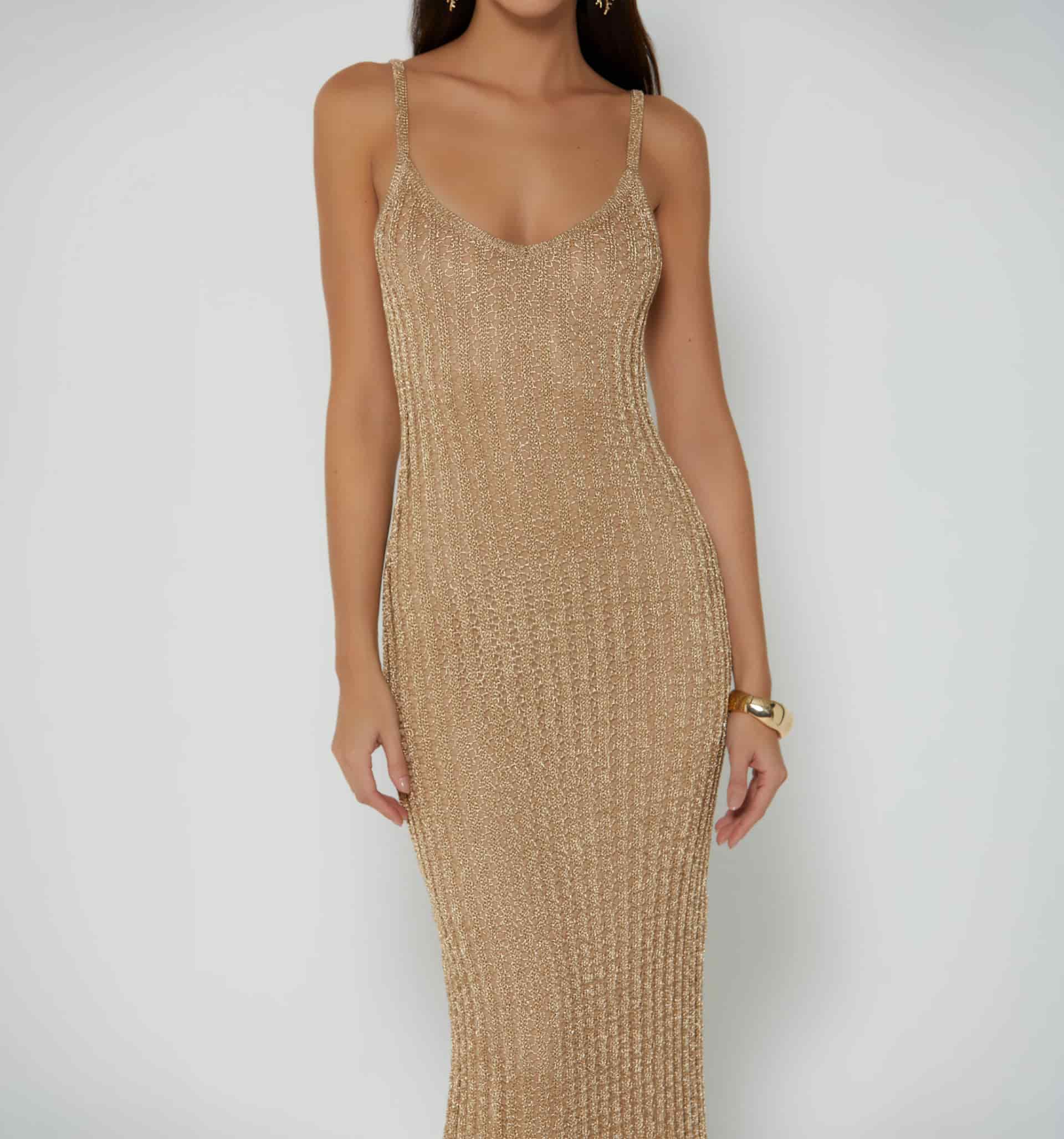 Vestido para mujer de tejido abierto - miniatura 8