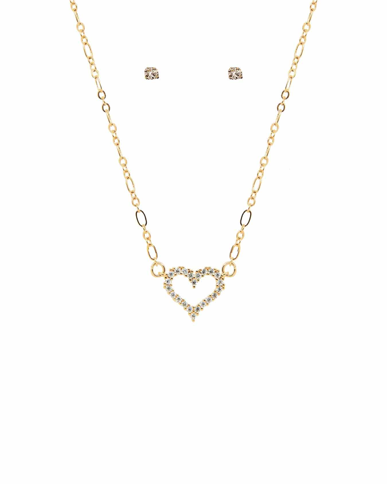 Collar Corazón Cristal - miniatura 1
