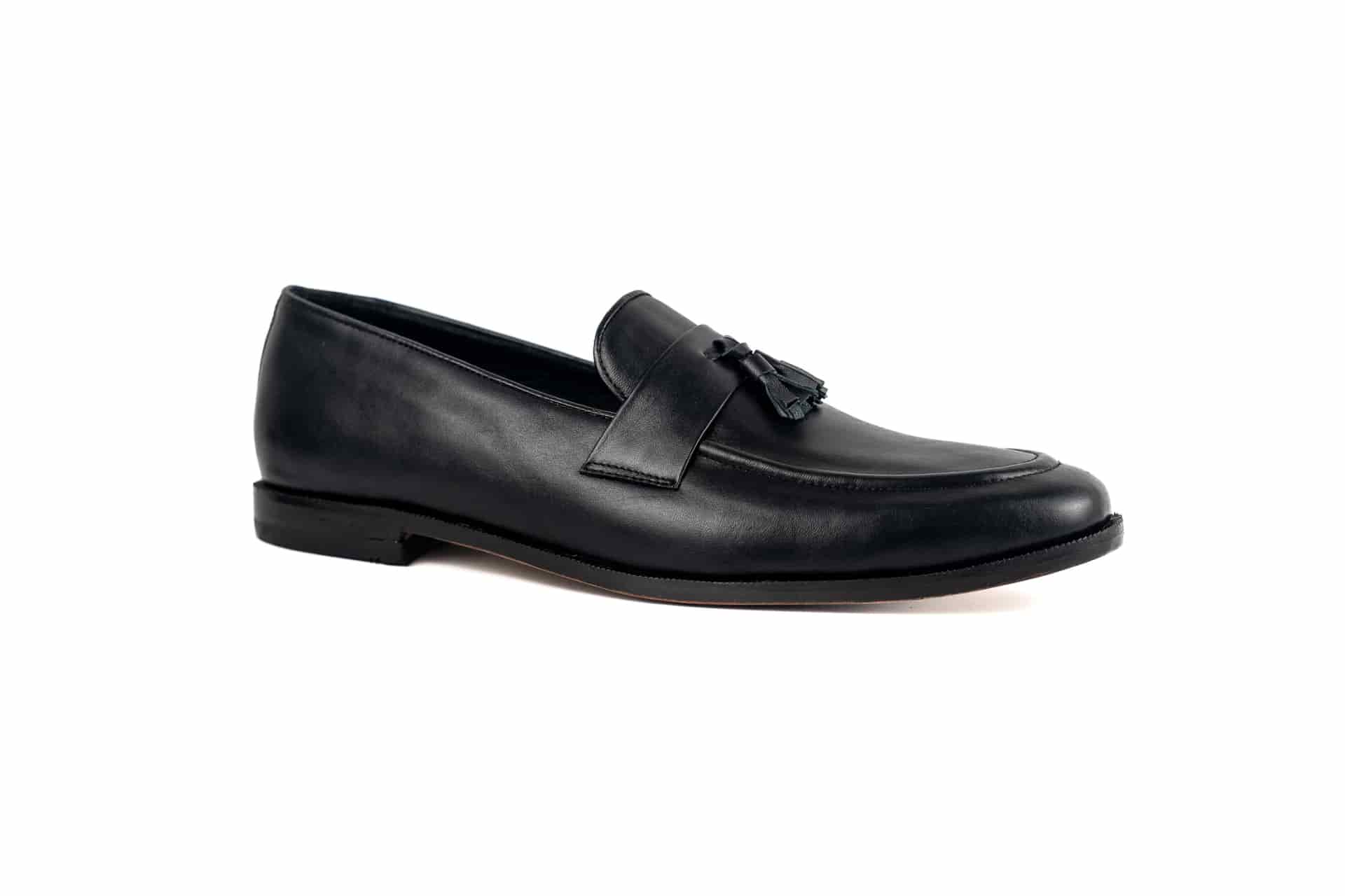 LOAFERS EN CUERO NEGRO ROBUSTO - miniatura 1