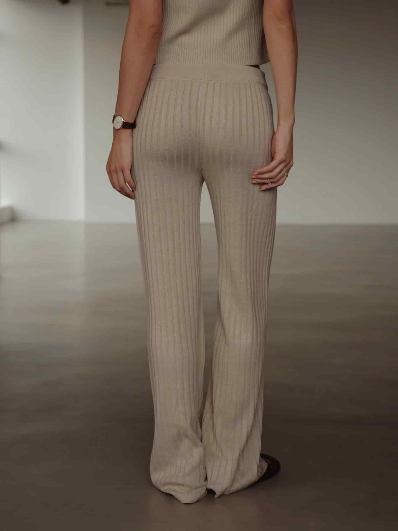 SAUNA KNIT PANTS - NATURAL - miniatura 2