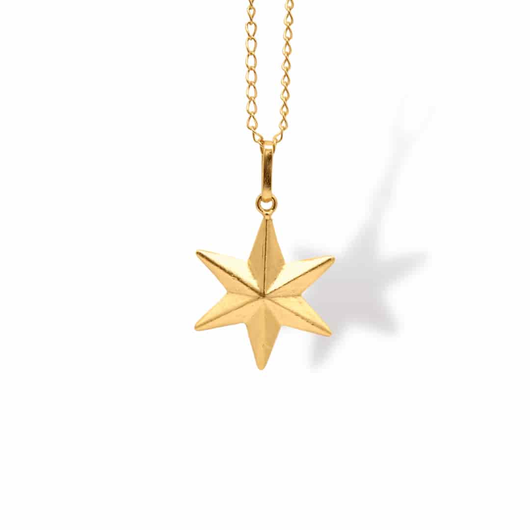 Cadena con estrella grande - miniatura 2