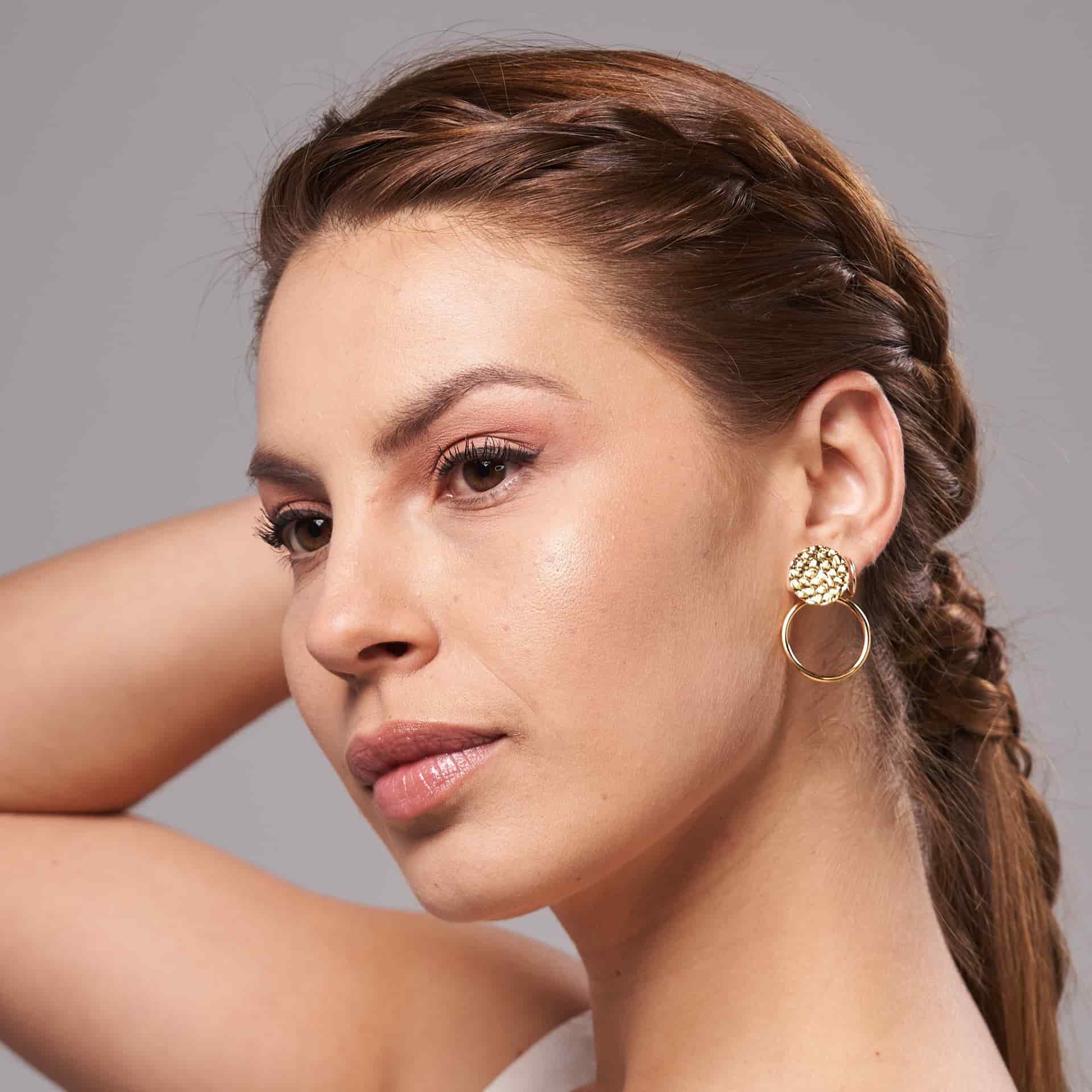 Circle Duo Studs - miniatura 5