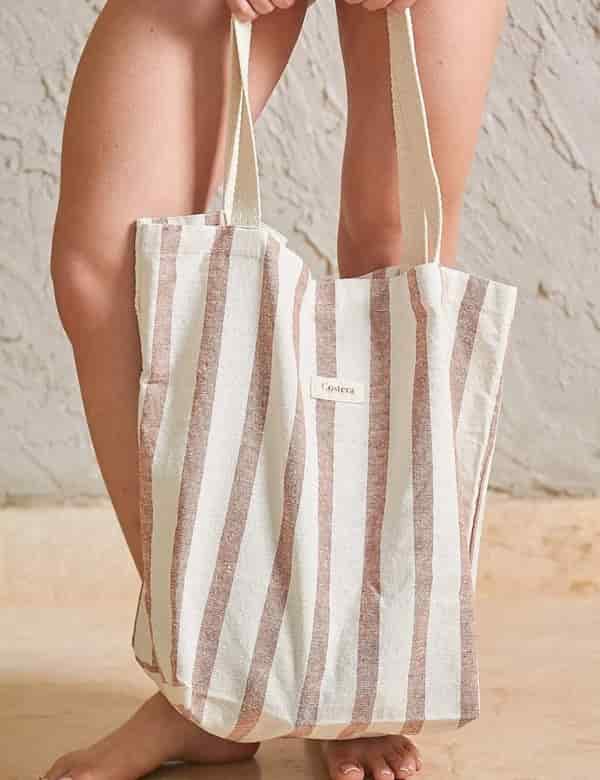 Bolso Fuerza Rayas Terracota - miniatura 2
