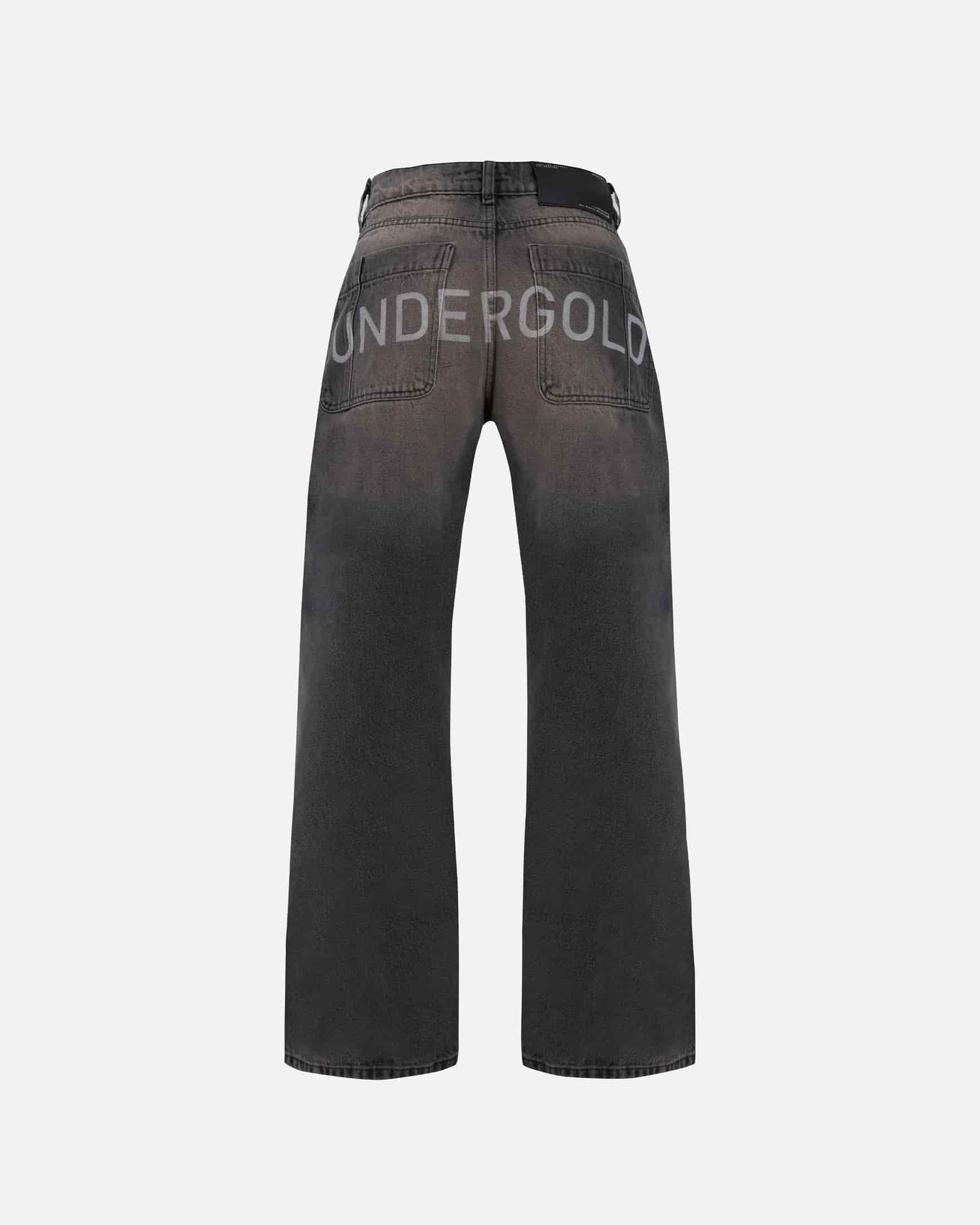W Basics Undergold Wide Jean Dirty Black - miniatura 1