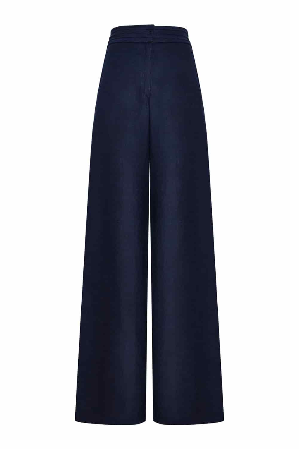 Pantalón burgos bordado azul - miniatura 1