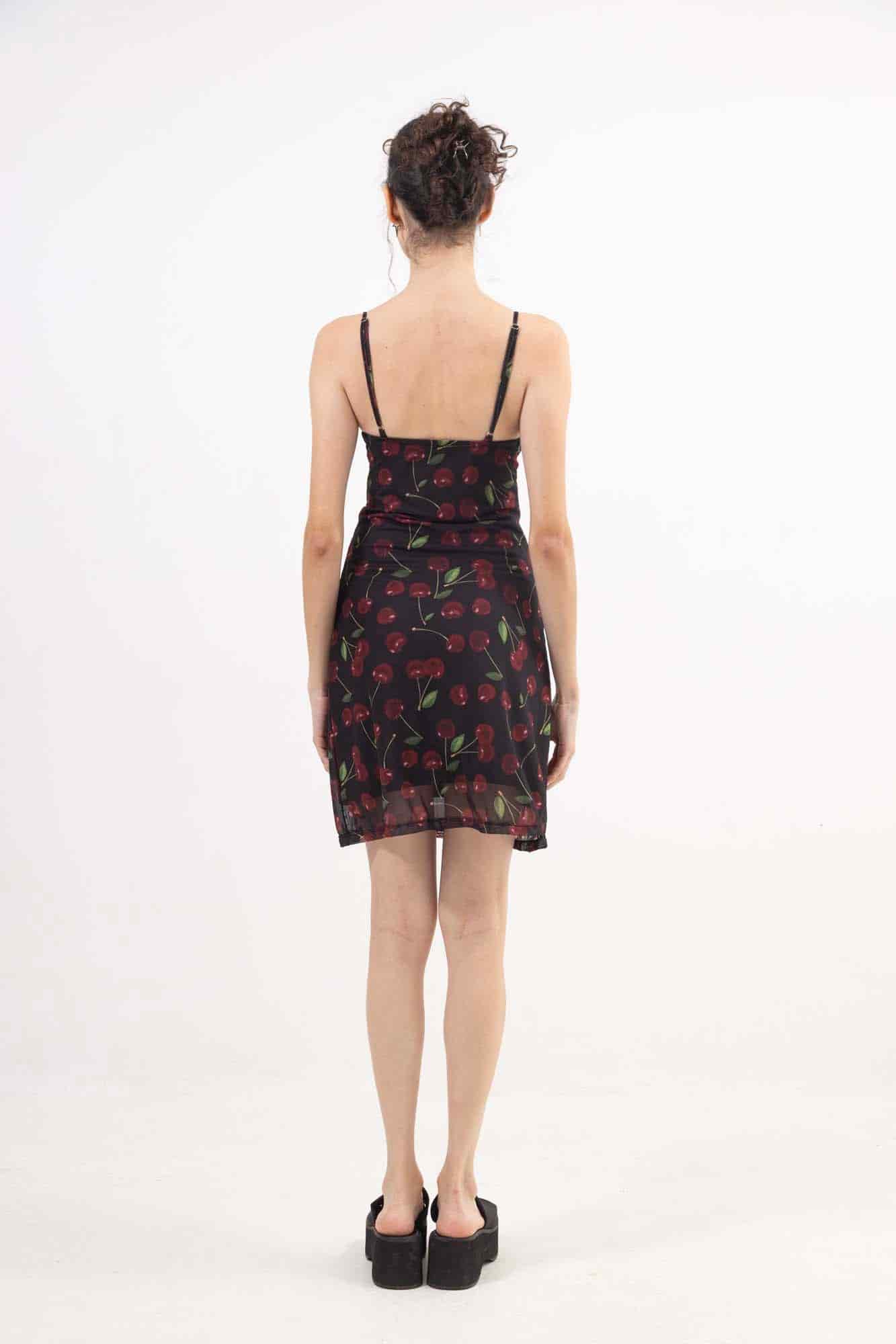 CHERRY MESH DRESS - miniatura 11