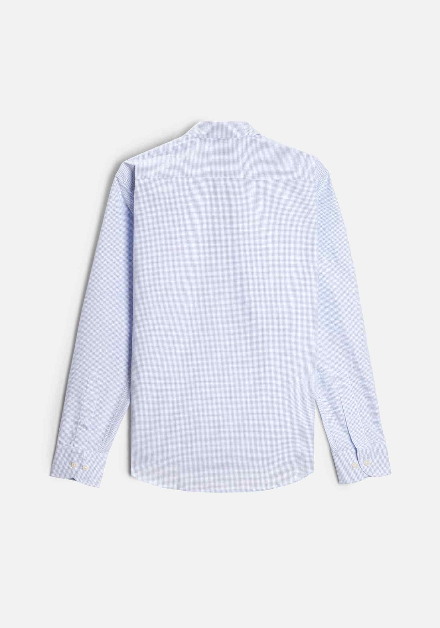 Camisa H CBD Cuadros Peq. L-Fuc Azul Claro - miniatura 4