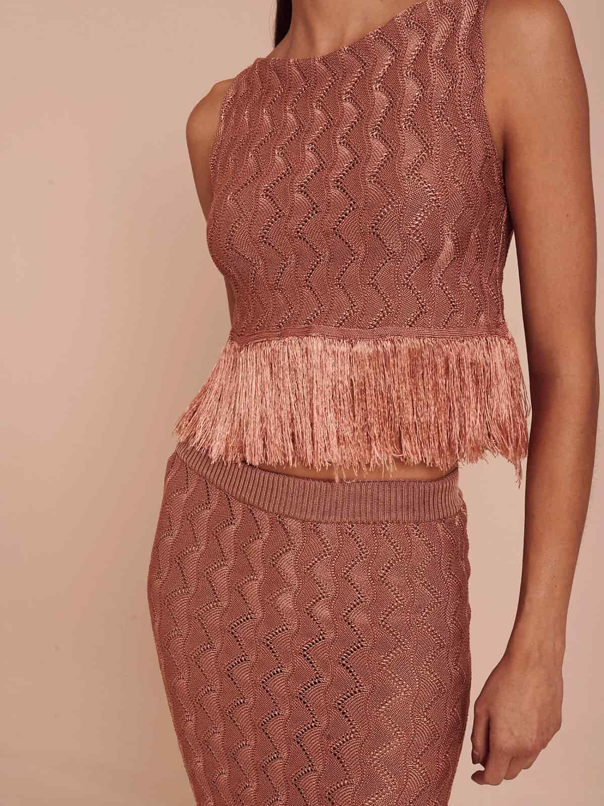 LORENZO TOP ROSEWOOD PINK TEXTURE - miniatura 2