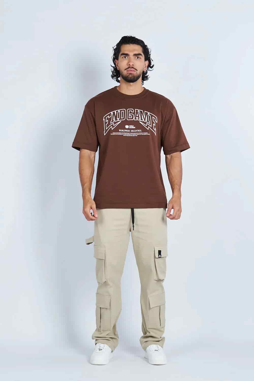 Jogger cargo 8 bolsillos bota recta CAQUI | DROP 3 | - miniatura 2