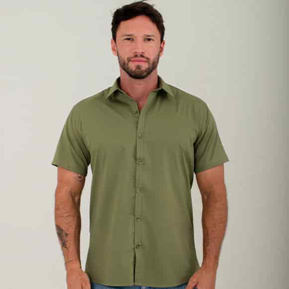 CAMISA MC 100% ALGODON HOMBRE - miniatura 3