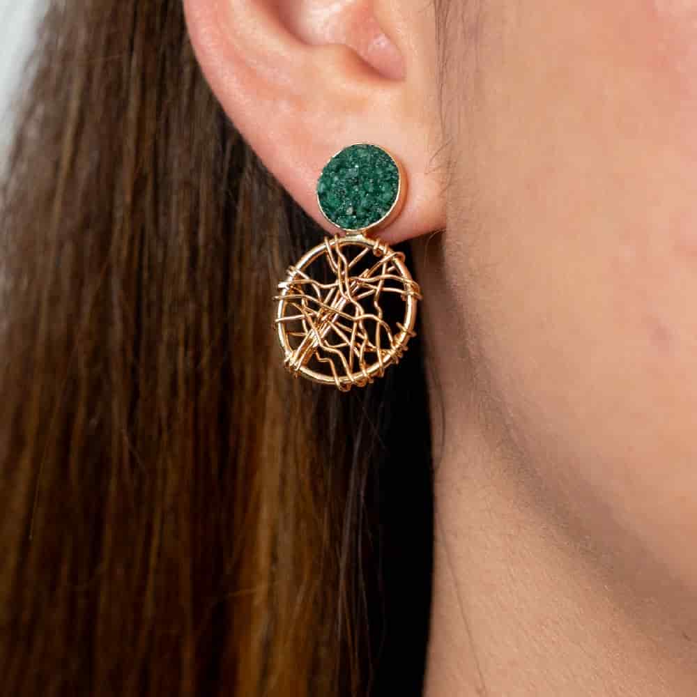 Aretes Tejido Interior - miniatura 2