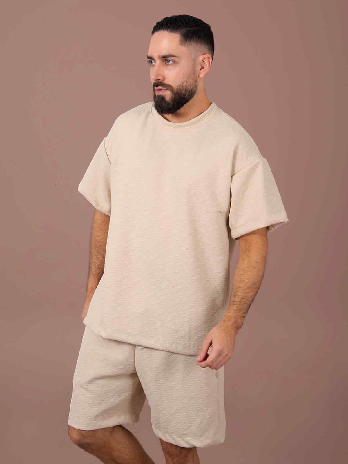 set mucura hombre beige - miniatura 2