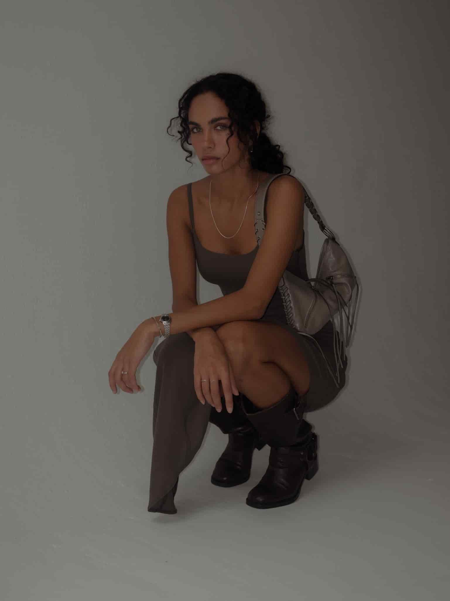 THE MINIMAL DRESS - ESPRESSO - miniatura 2