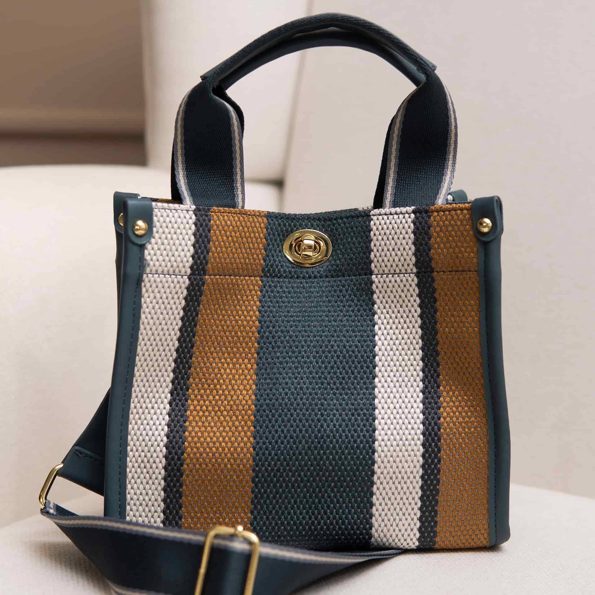 Bolso Canvas Rayas - miniatura 3