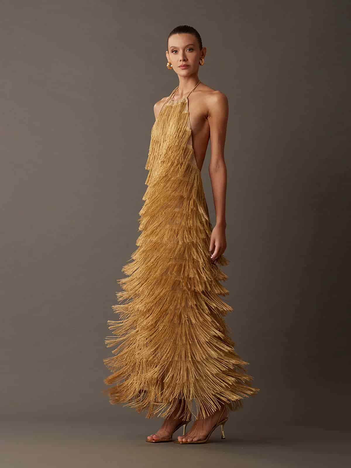 VESTIDO JOYA LARGO - miniatura 1