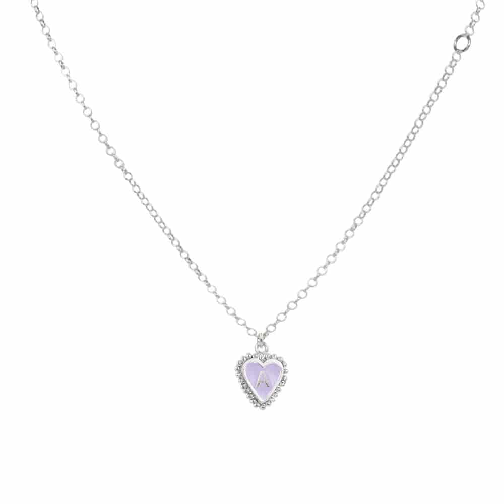 PreOrder Cadena 1 Letra Heart Plata - miniatura 7