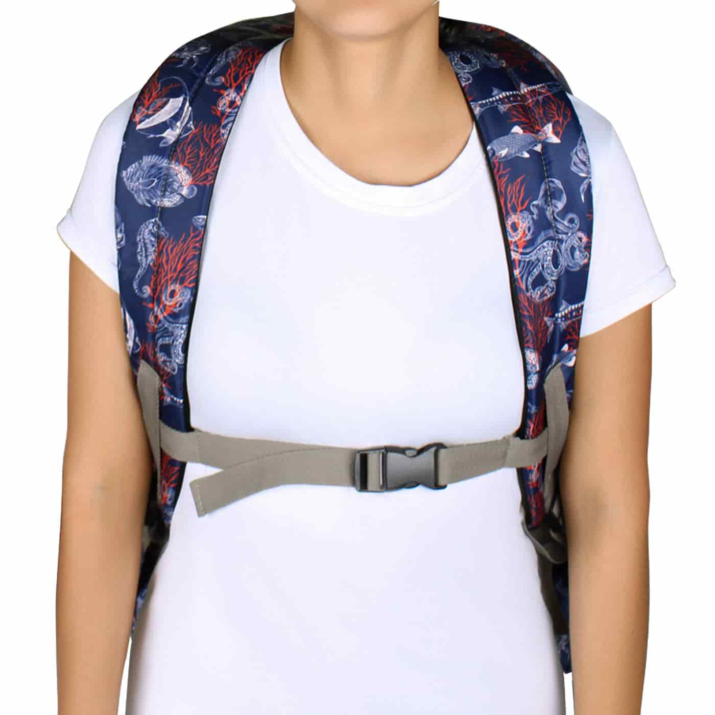 Morral Aventura ULTRA Plegable Estampado Vida Citybags Multicolor - miniatura 6
