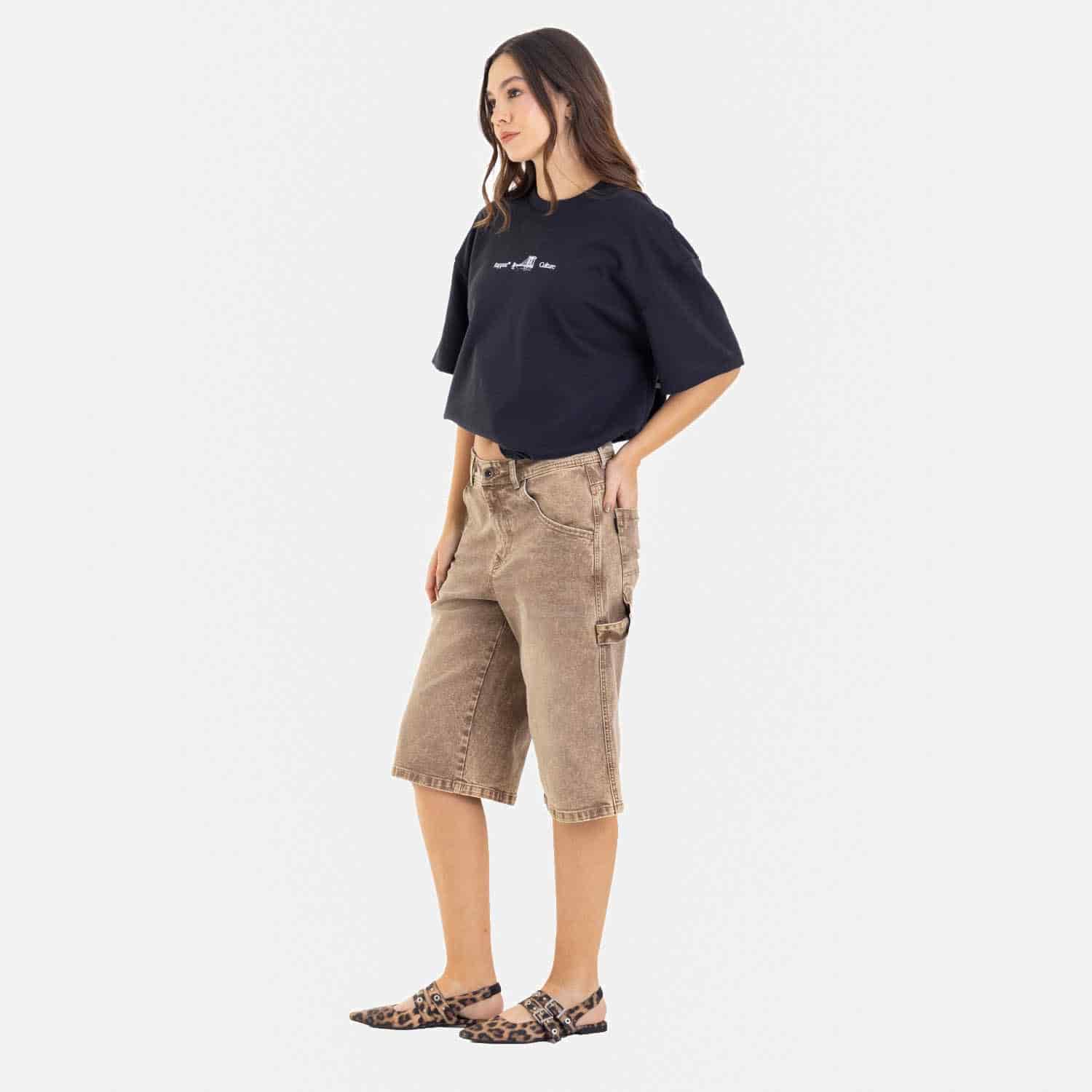 Classic Fit Jort Mocca - miniatura 1