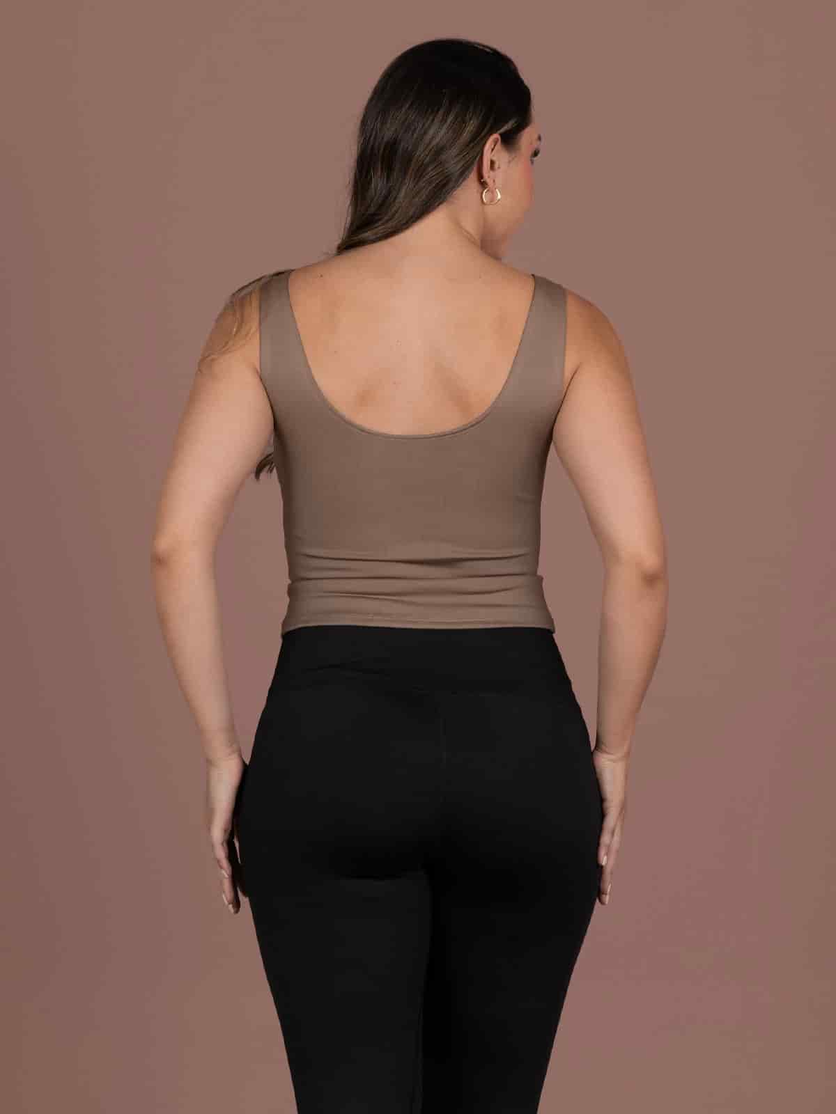Blusa shape Caqui - miniatura 3