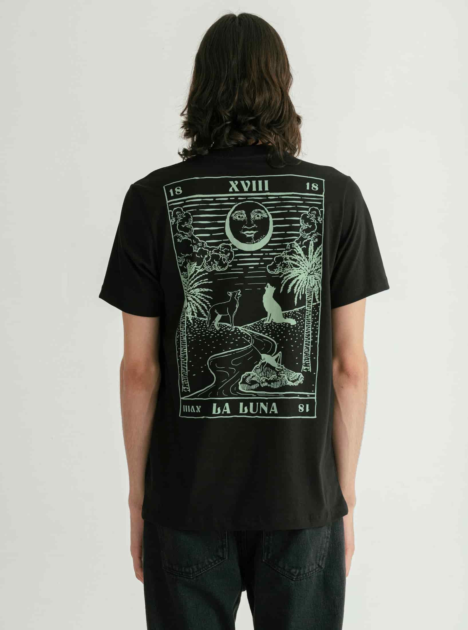 CAMISETA TAROT LUNA HOMBRE - miniatura 5