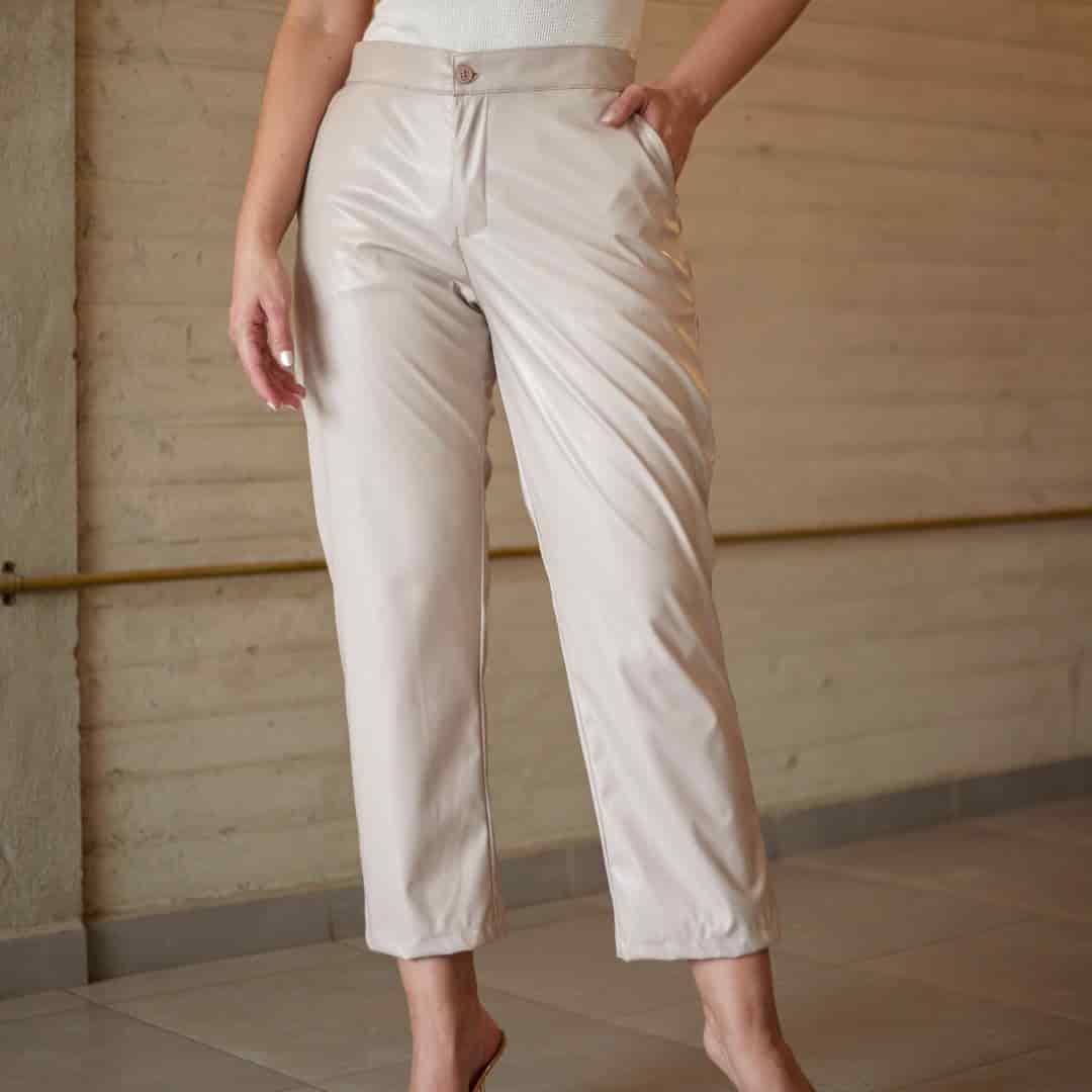Pantalón Cuerina Almendra - miniatura 1
