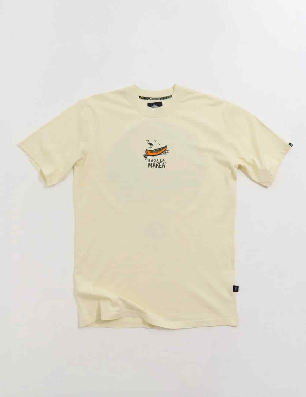Camiseta Oversize Baja la marea  amarillo pastel Hombre - miniatura 8