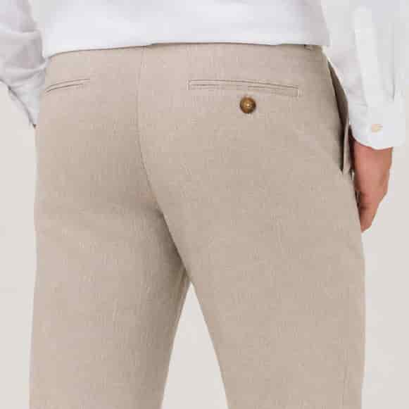 PANTALON 100% LINO HOMBRE - miniatura 4