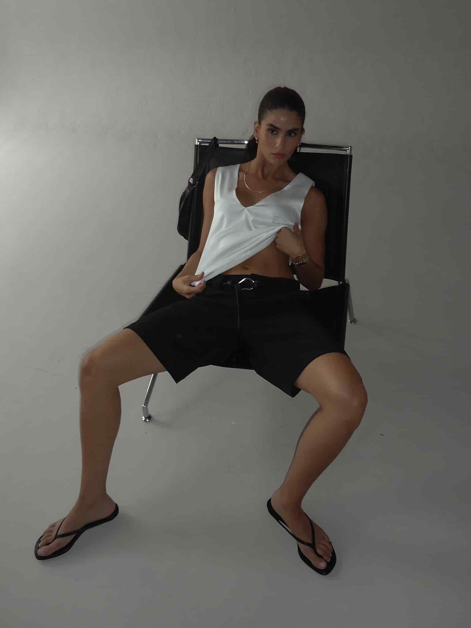 LONG CLASSIC SHORTS - BLACK - miniatura 12