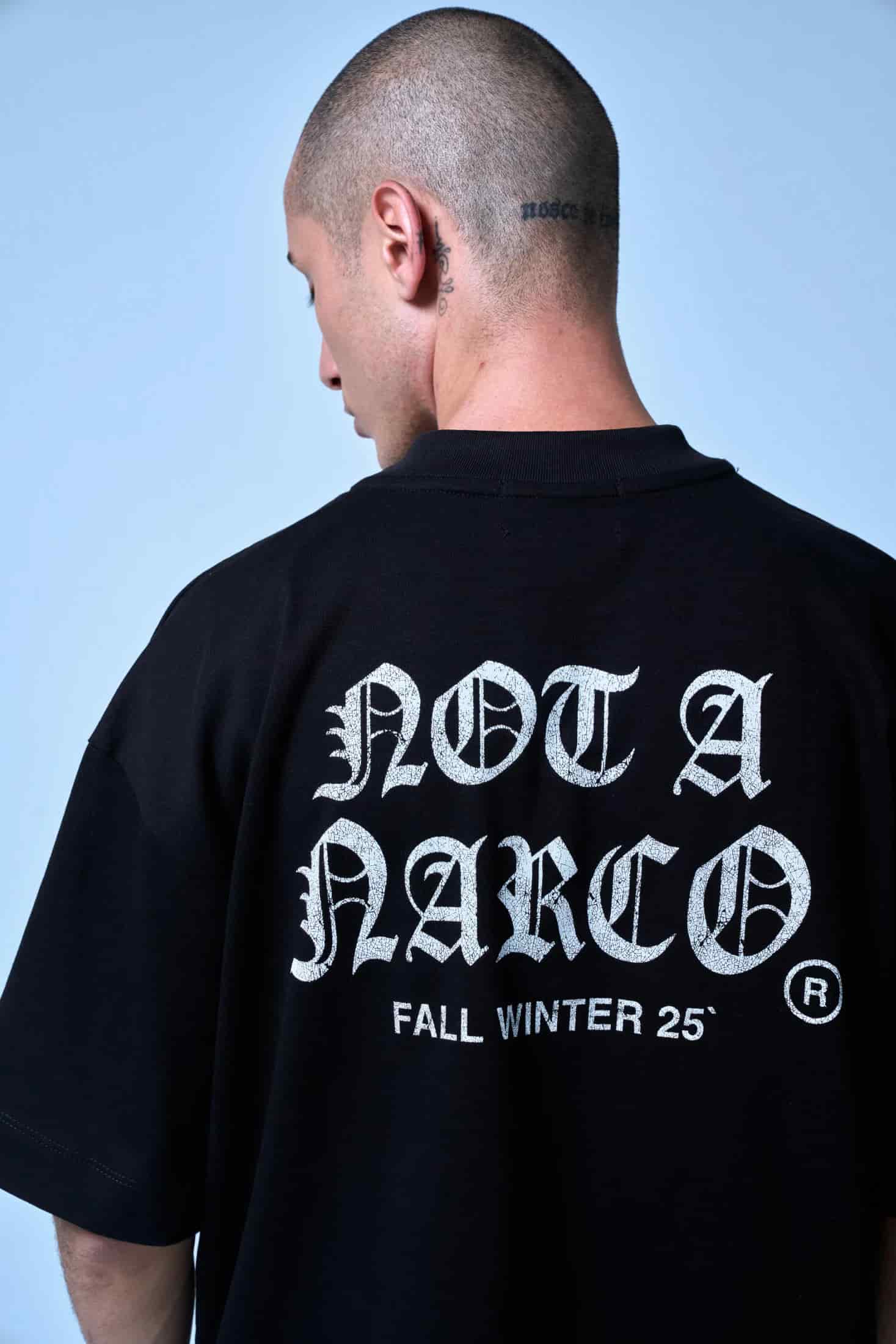 NOT A NARCO FW25 WHITE T-SHIRT - miniatura 25