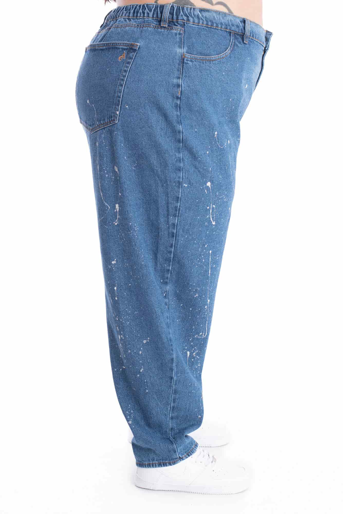 Jean Boyfriend Azul Medio Plata 377 - miniatura 19