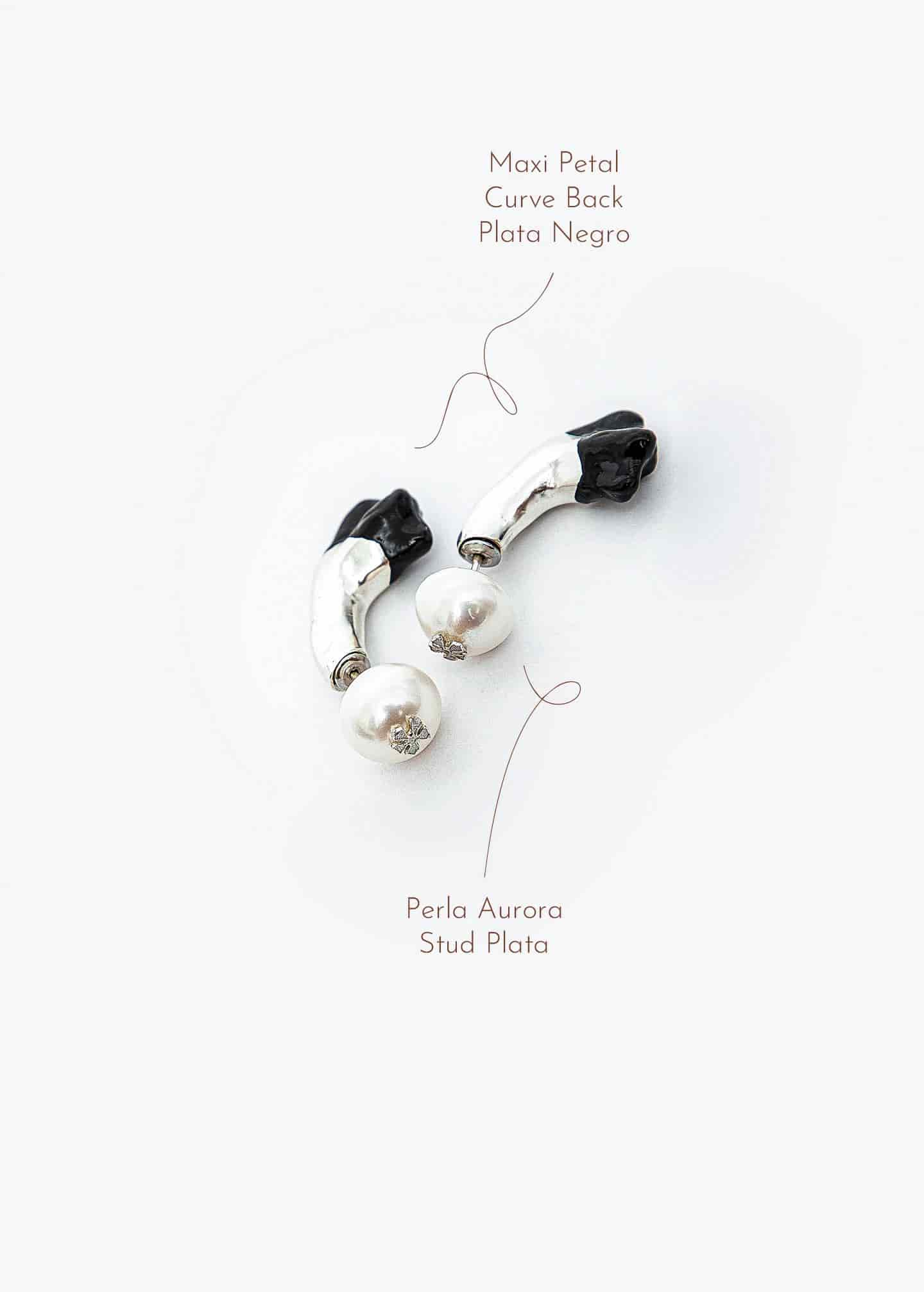 Perla Aurora Stud Plata - miniatura 3