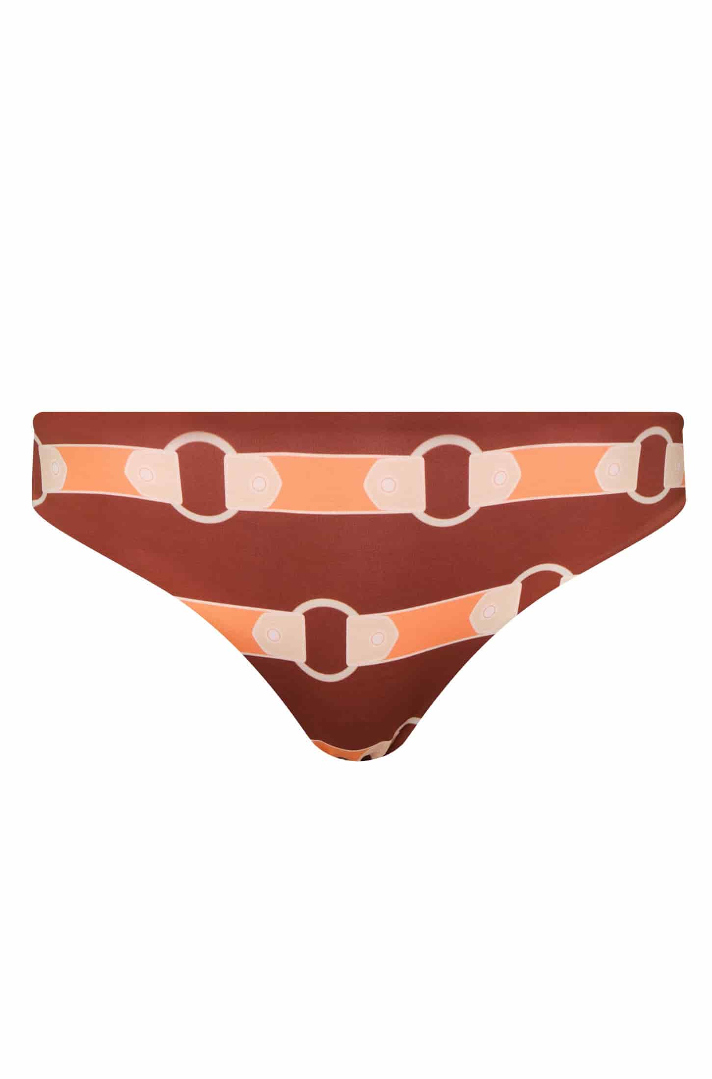 Sunset Waves Bottom / Orange Horse Reins - Peach - miniatura 1