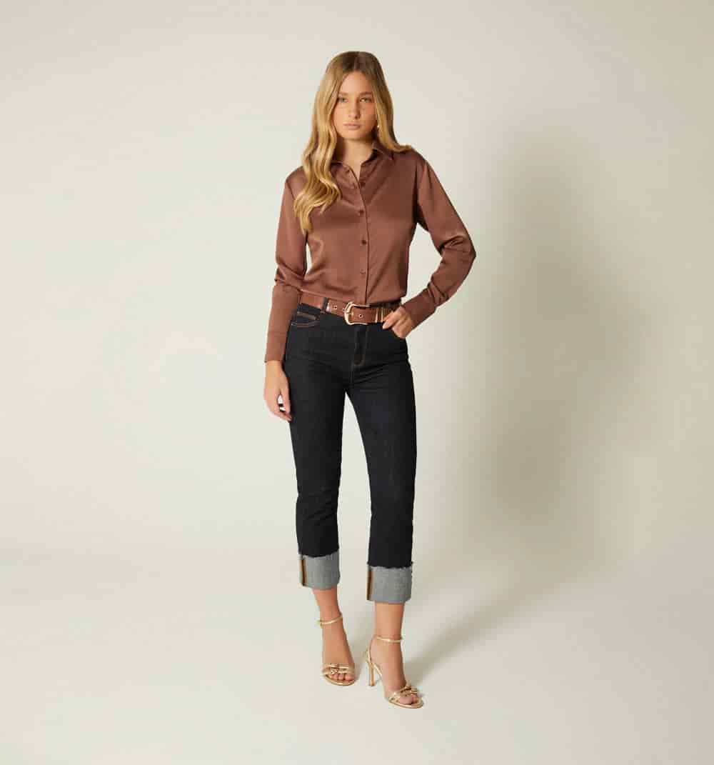 Blusa camisera manga larga - miniatura 2