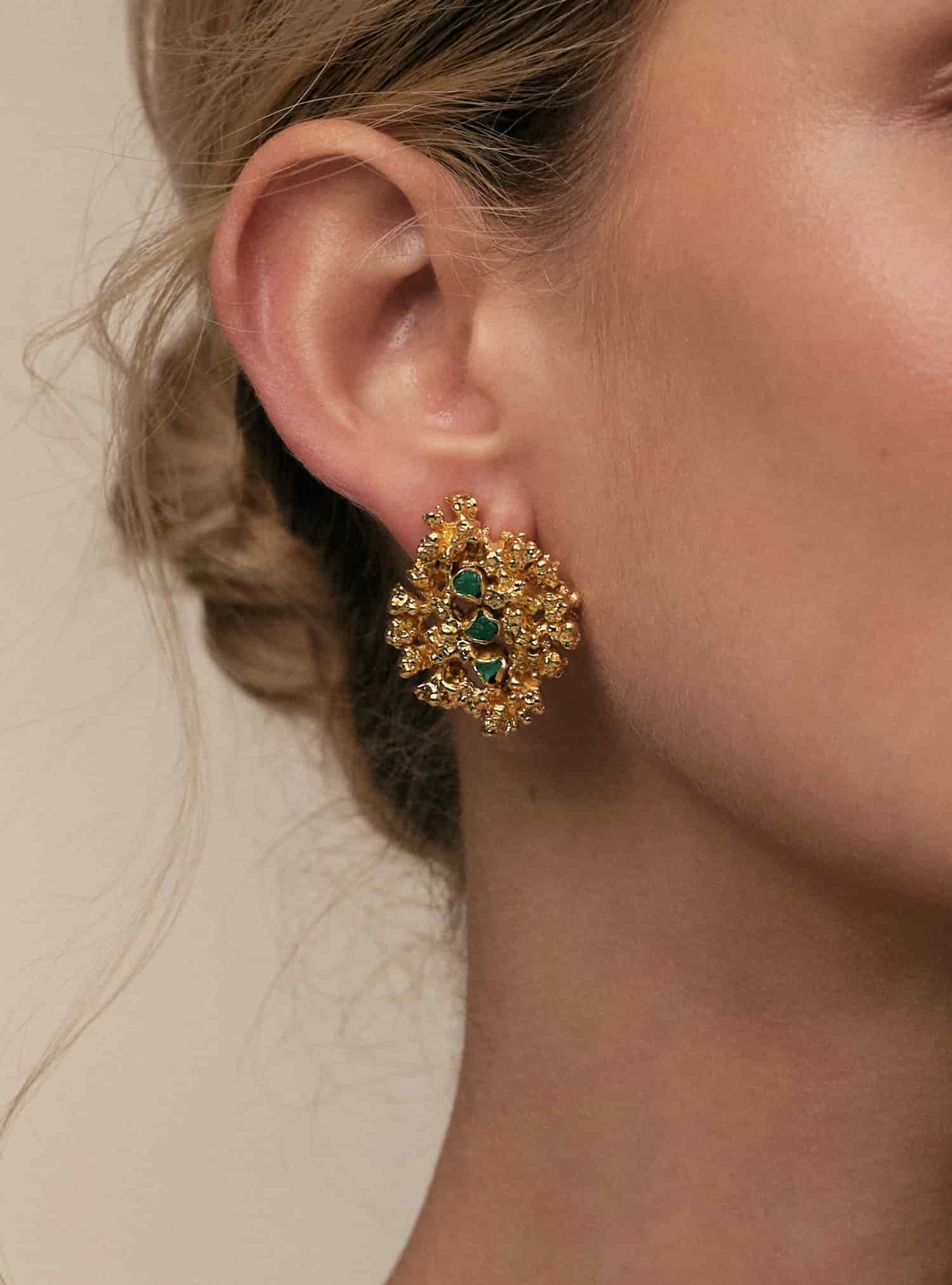 Halo 3 Emerald Earrings - miniatura 2