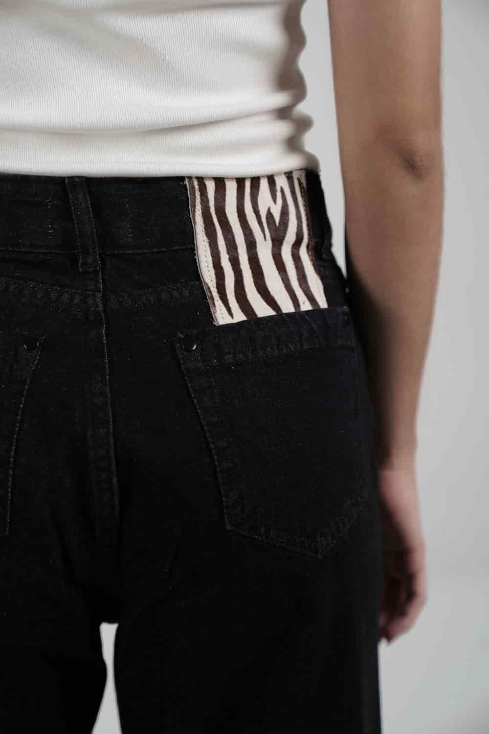 Black Vintage Chunky Jeans - miniatura 6