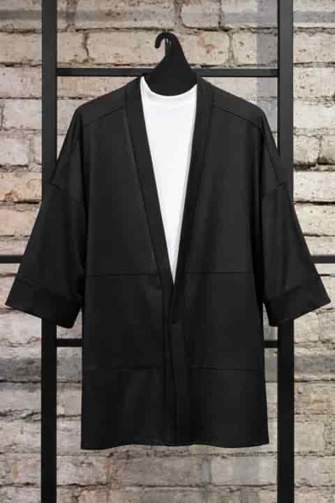 Chaqueta Para Hombre en Corduroy Negro - miniatura 3