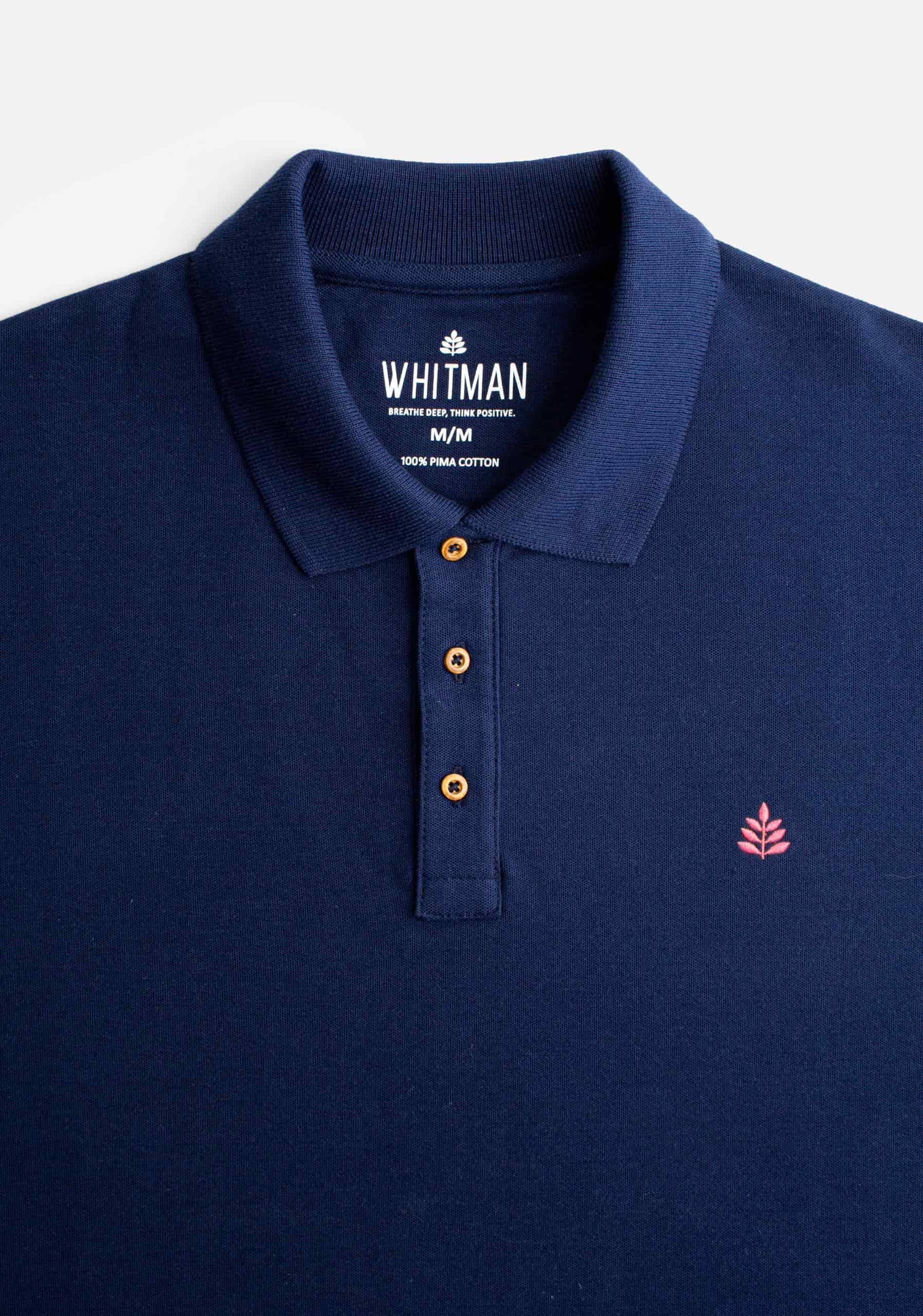 Camiseta Polo H Unicolor L-Ros Azul Osc - miniatura 2