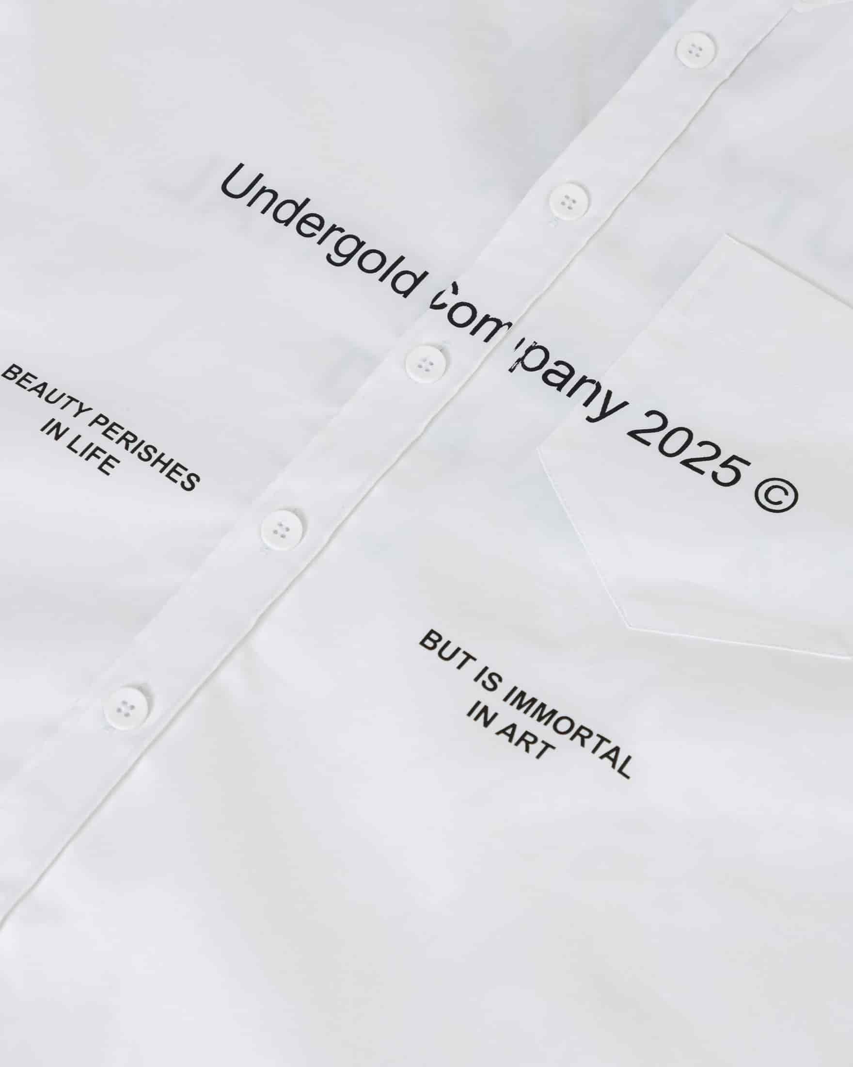 Echoes Beauty Long Sleeve Boxy Fit Shirt Bone - miniatura 6